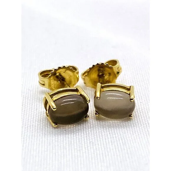 Roberto Coin White Stone 18K 750 Earrings - Picture 9 of 10